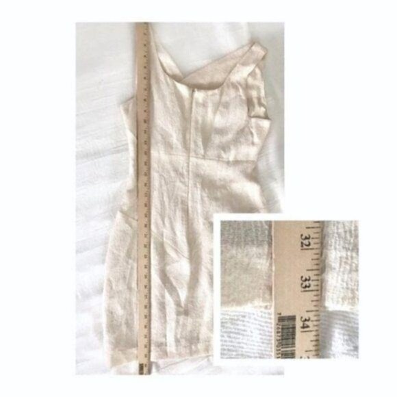 Black Halo crinkle crepe draped neck dress Size 6 - Picture 7 of 8